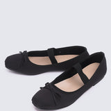 Eleanee Comfy Ballerina In Black - myballerine