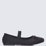Eleanee Comfy Ballerina In Black - myballerine