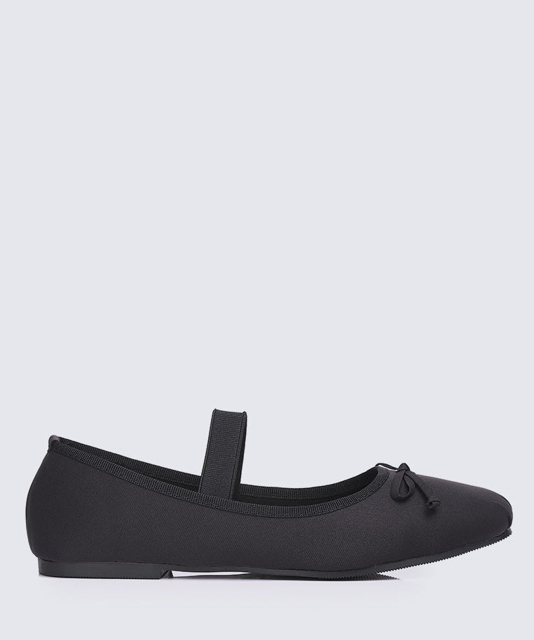 Eleanee Comfy Ballerina In Black - myballerine