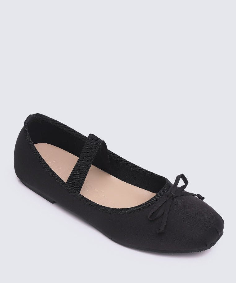 Eleanee Comfy Ballerina In Black - myballerine