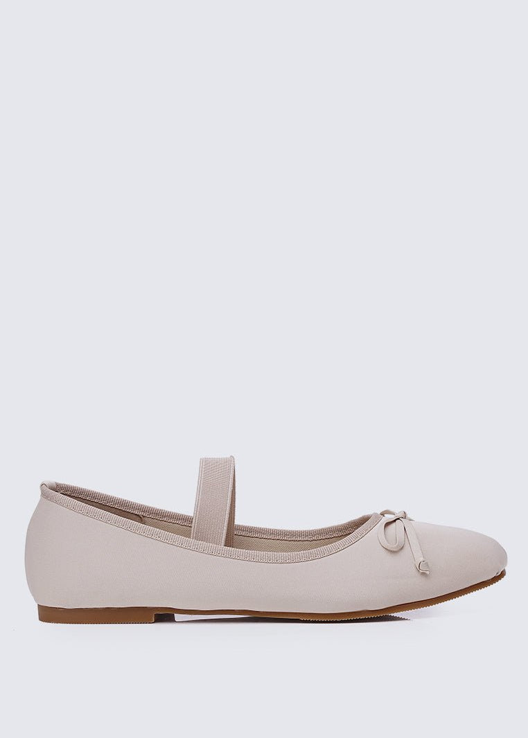 Eleanee Comfy Ballerina In Nude - myballerine