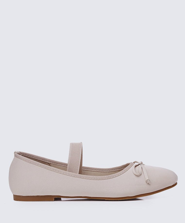 Eleanee Comfy Ballerina In Nude - myballerine