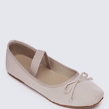 Eleanee Comfy Ballerina In Nude - myballerine