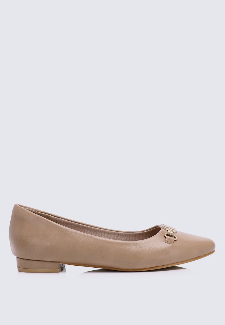 Elisa Comfy Pumps In AlmondPumps - myballerine
