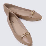 Elisa Comfy Pumps In AlmondPumps - myballerine