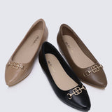 Elisa Comfy Pumps In AlmondPumps - myballerine