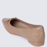 Elisa Comfy Pumps In AlmondPumps - myballerine