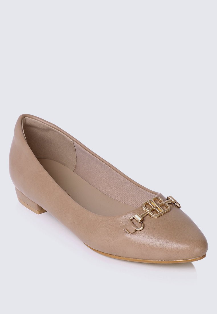 Elisa Comfy Pumps In AlmondPumps - myballerine
