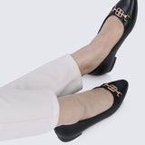 Elisa Comfy Pumps In BlackShoes - myballerine