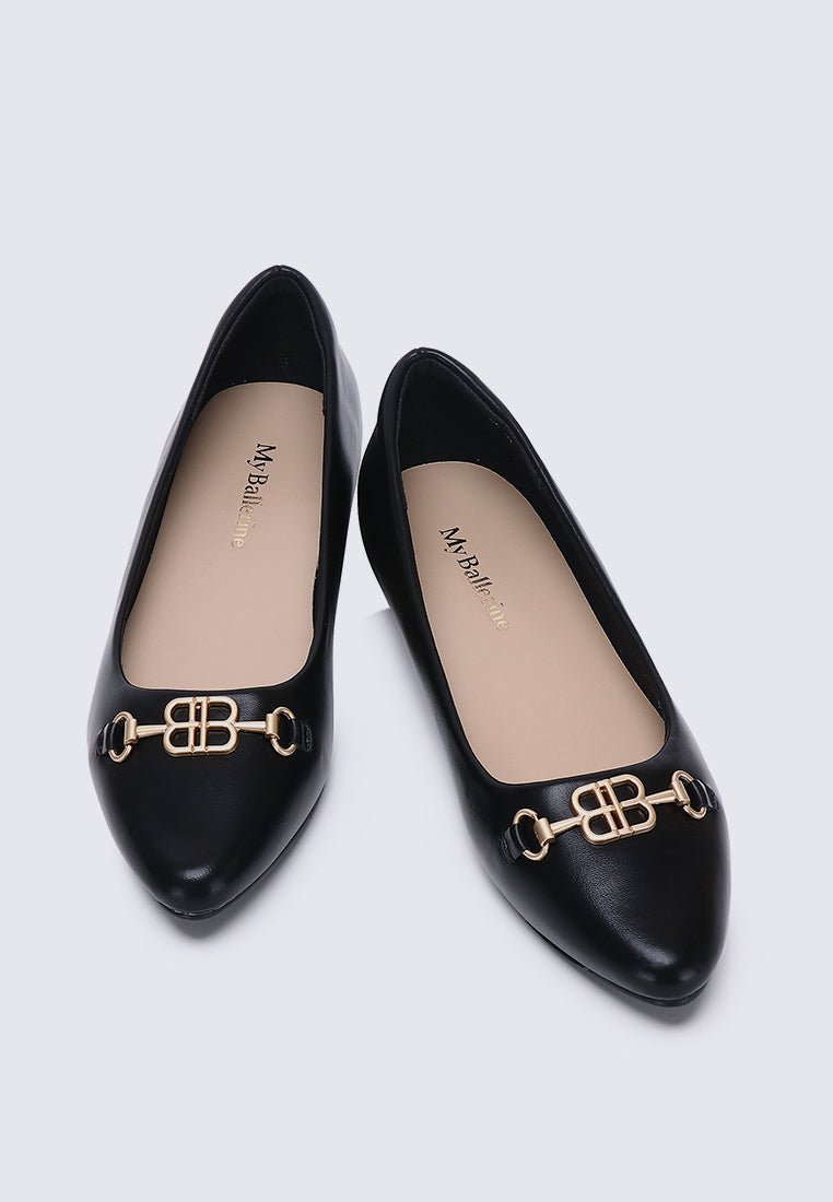 Elisa Comfy Pumps In BlackShoes - myballerine