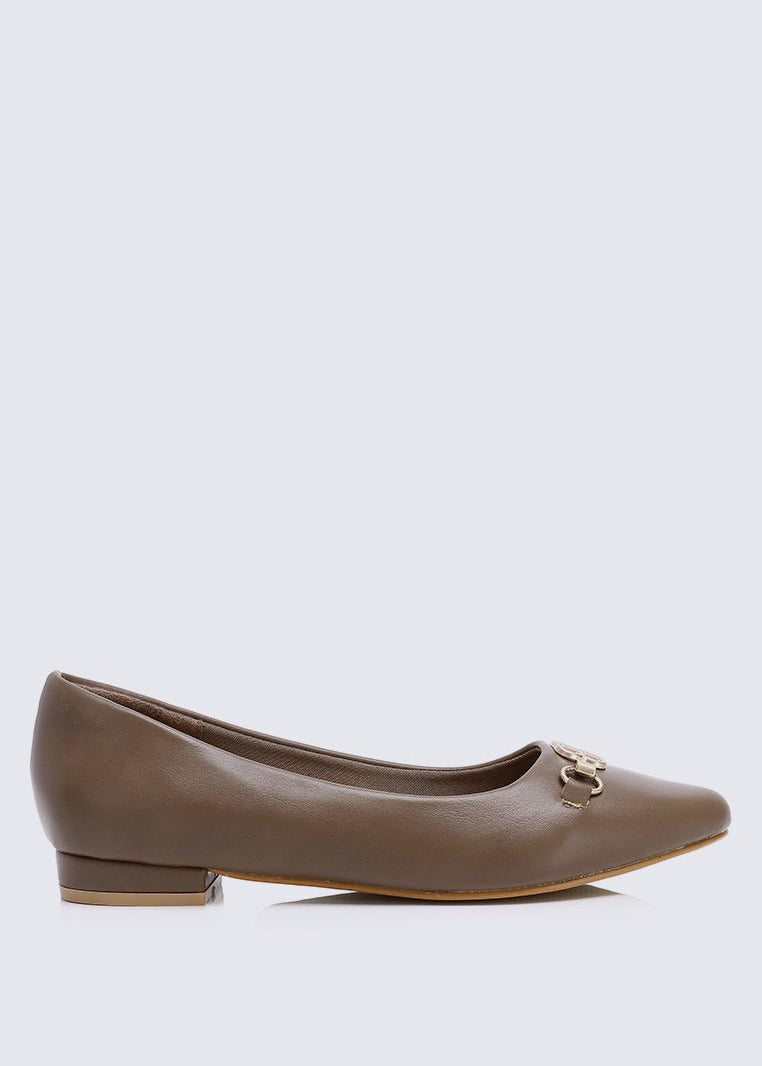 Elisa Comfy Pumps In TaupeShoes - myballerine
