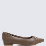 Elisa Comfy Pumps In TaupeShoes - myballerine