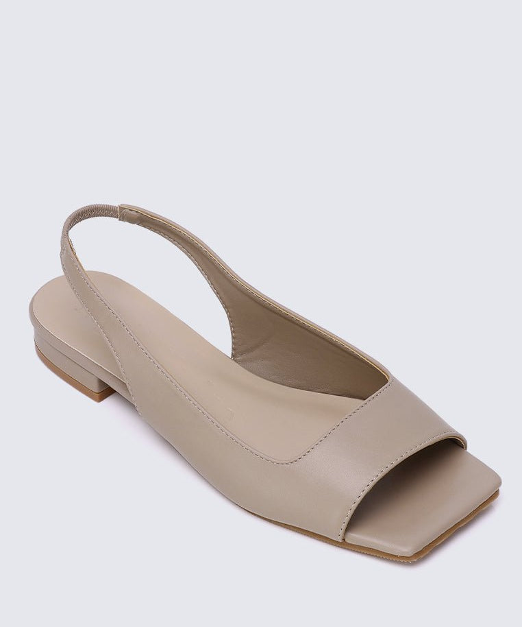 Eliz Comfy Sandals AlmondShoes - myballerine