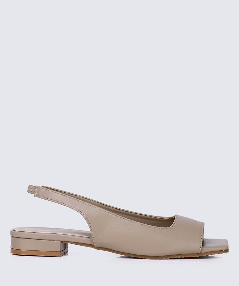 Eliz Comfy Sandals AlmondShoes - myballerine