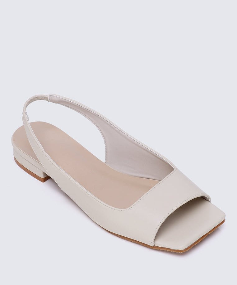 Eliz Comfy Sandals BeigeShoes - myballerine