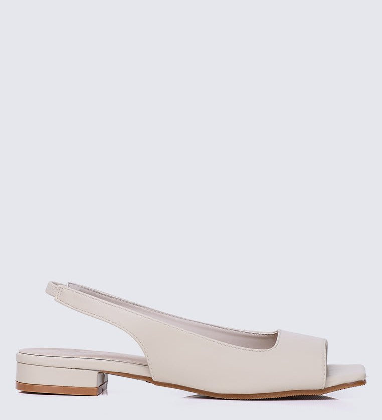 Eliz Comfy Sandals BeigeShoes - myballerine