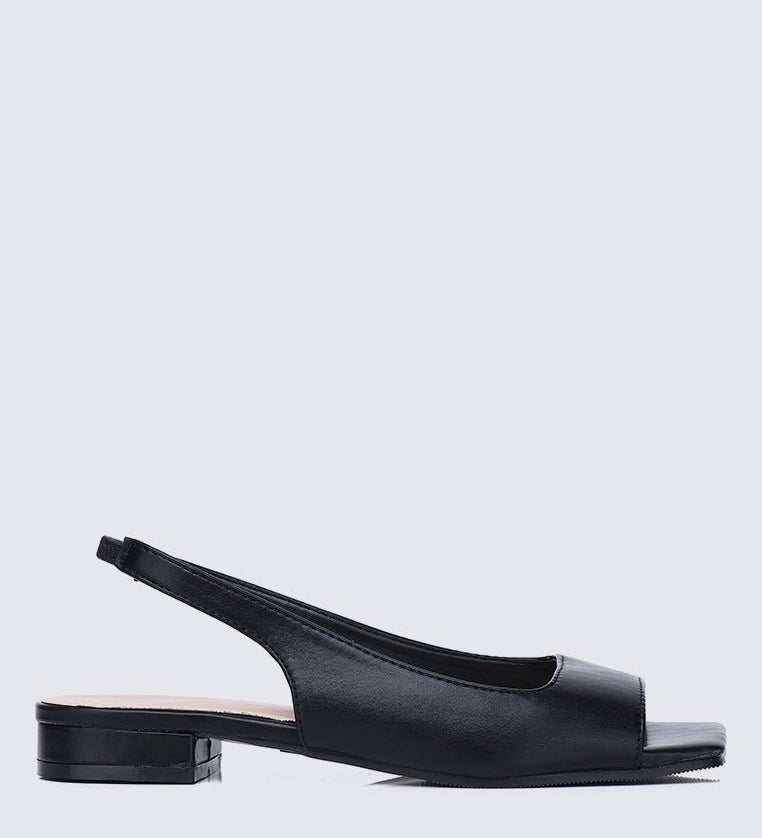 Eliz Comfy Sandals BlackShoes - myballerine