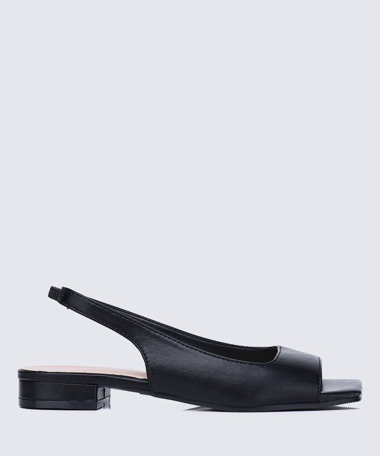 Eliz Comfy Sandals BlackShoes - myballerine