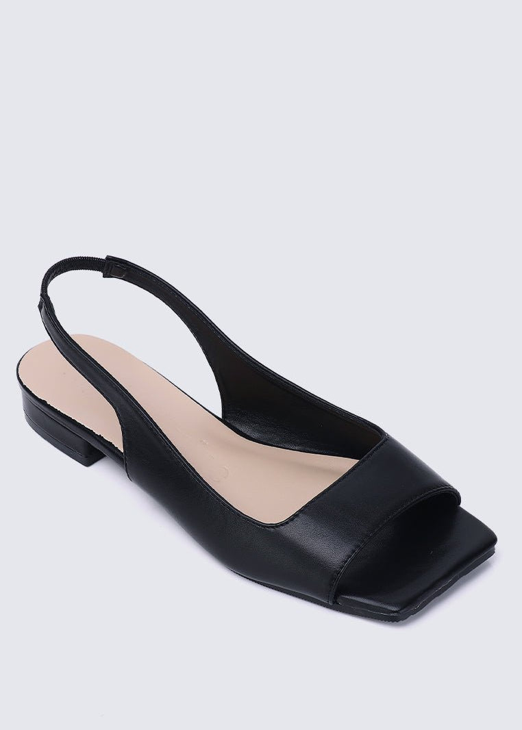 Eliz Comfy Sandals BlackShoes - myballerine