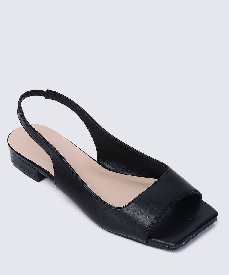 Eliz Comfy Sandals BlackShoes - myballerine