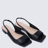 Eliz Comfy Sandals BlackShoes - myballerine