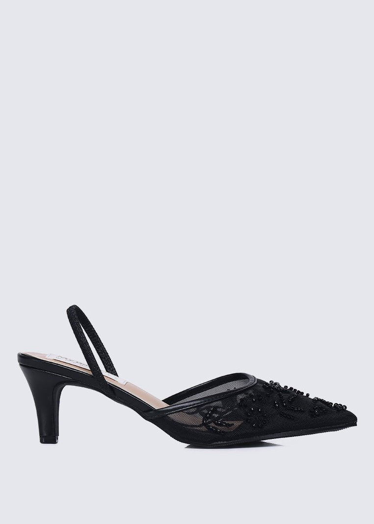Elowen Comfy Heels In BlackHeels - myballerine