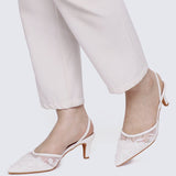 Elowen Comfy Heels In IvoryHeels - myballerine