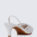 Elowen Comfy Heels In IvoryHeels - myballerine