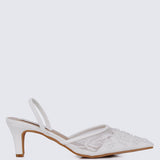 Elowen Comfy Heels In IvoryHeels - myballerine