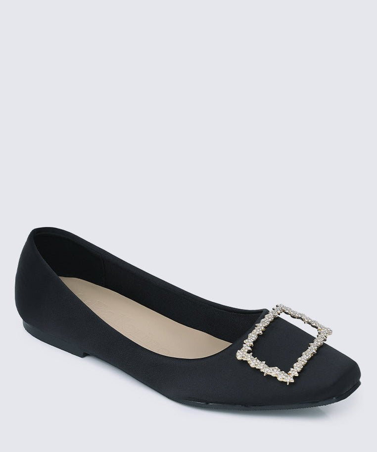 Elsa Comfy Ballerina In BlackShoes - myballerine
