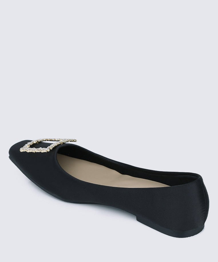 Elsa Comfy Ballerina In BlackShoes - myballerine