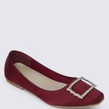 Elsa Comfy Ballerina In MaroonBallerina - myballerine