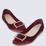 Elsa Comfy Ballerina In MaroonBallerina - myballerine
