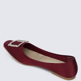 Elsa Comfy Ballerina In MaroonBallerina - myballerine