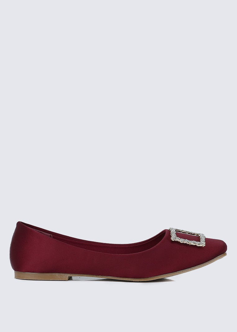 Elsa Comfy Ballerina In MaroonShoes - myballerine