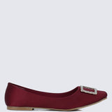 Elsa Comfy Ballerina In MaroonShoes - myballerine