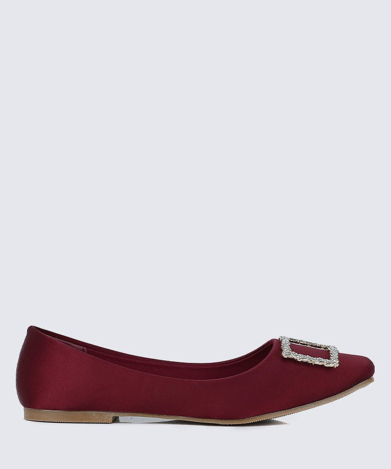 Elsa Comfy Ballerina In MaroonShoes - myballerine