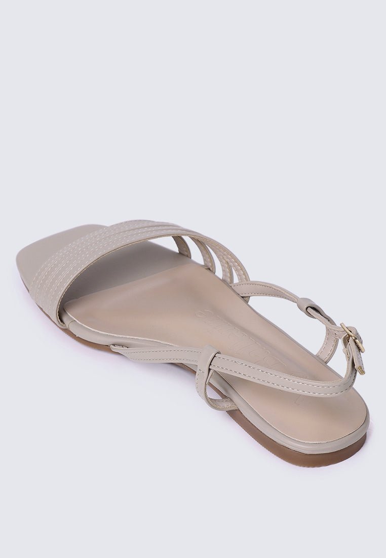Elsie Comfy Sandals In AlmondSandals - myballerine