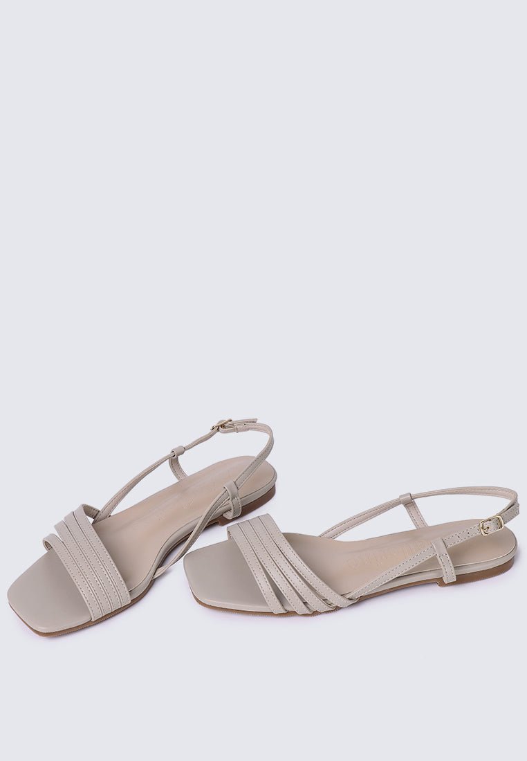 Elsie Comfy Sandals In AlmondSandals - myballerine