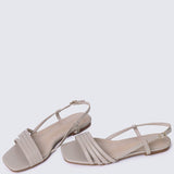 Elsie Comfy Sandals In AlmondSandals - myballerine