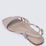 Elsie Comfy Sandals In AlmondShoes - myballerine