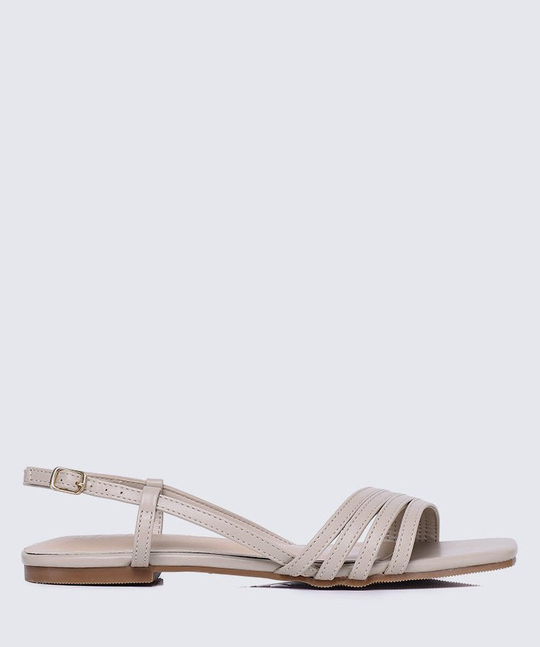 Elsie Comfy Sandals In AlmondShoes - myballerine
