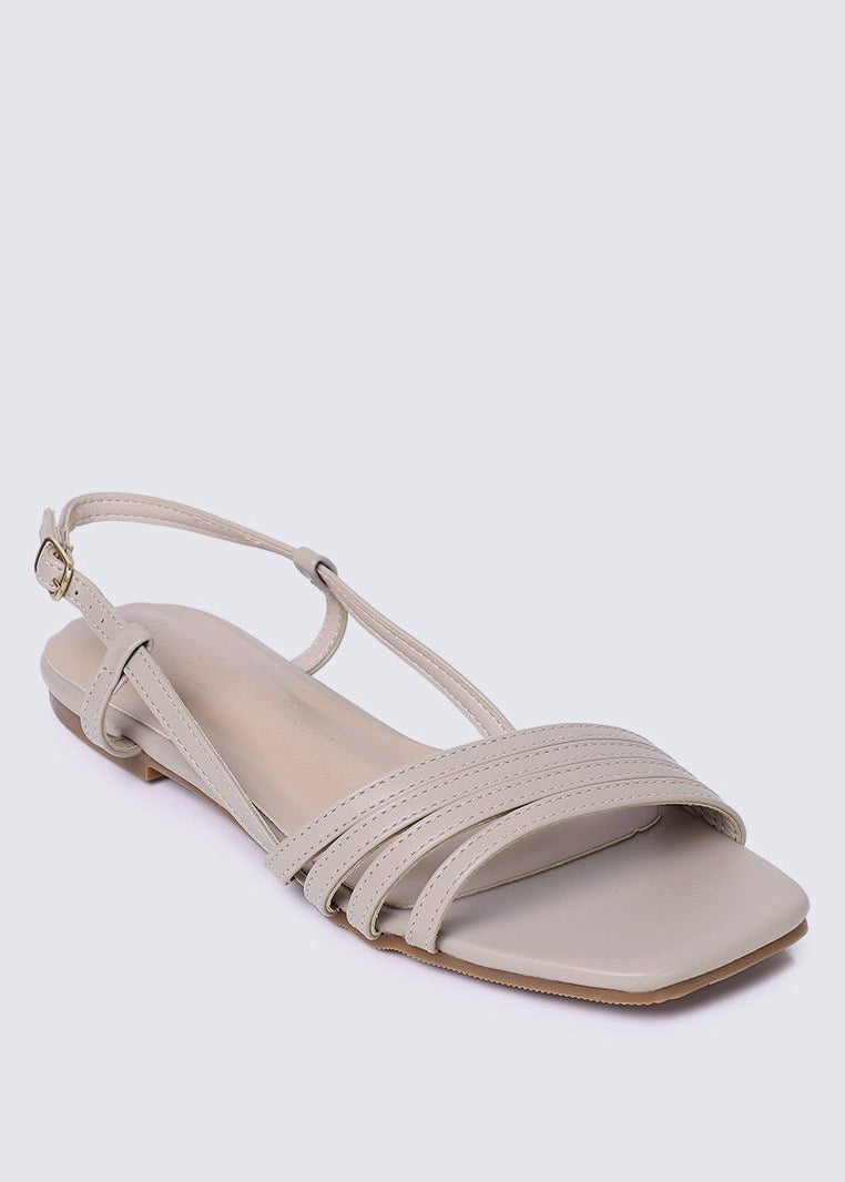 Elsie Comfy Sandals In AlmondShoes - myballerine