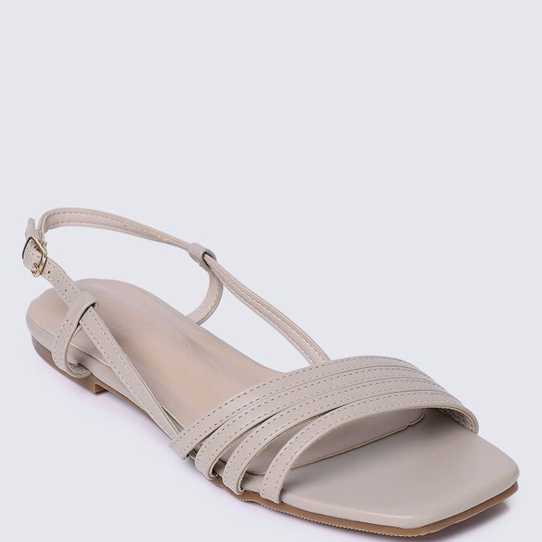 Elsie Comfy Sandals In AlmondShoes - myballerine
