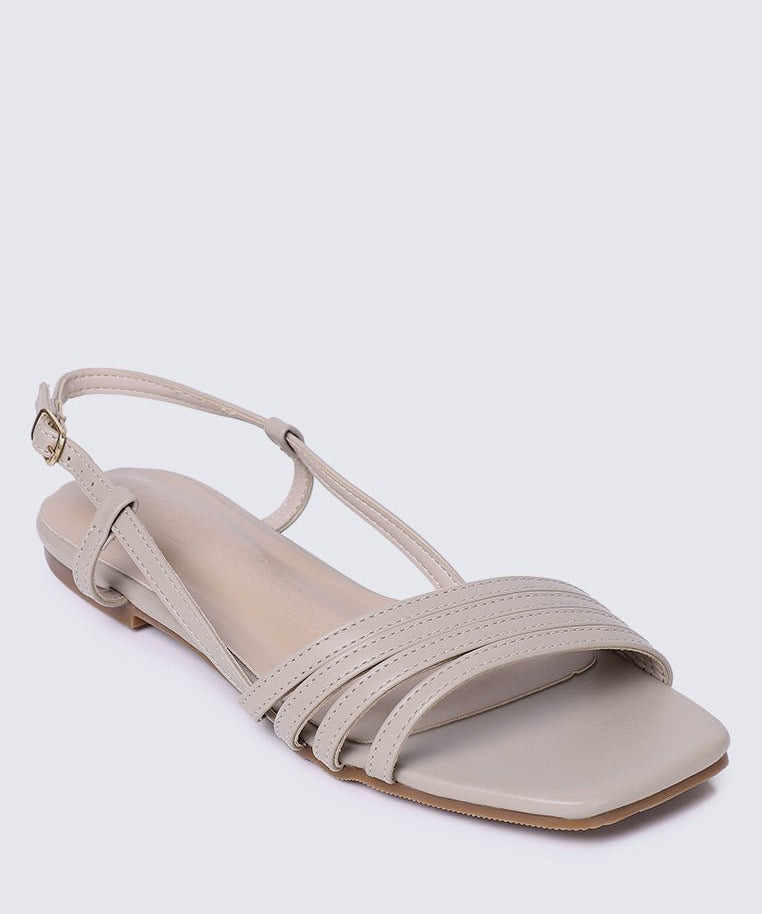 Elsie Comfy Sandals In AlmondShoes - myballerine