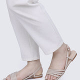 Elsie Comfy Sandals In AlmondShoes - myballerine