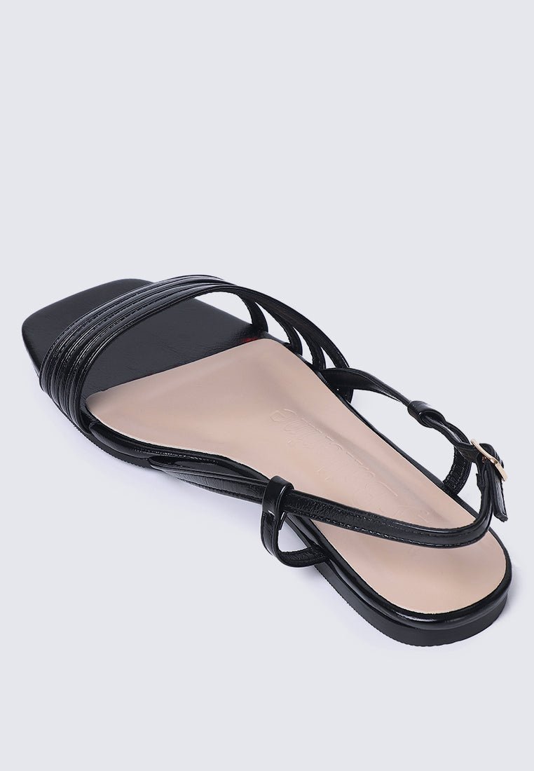 Elsie Comfy Sandals In BlackSandals - myballerine