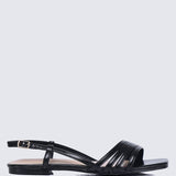 Elsie Comfy Sandals In BlackSandals - myballerine