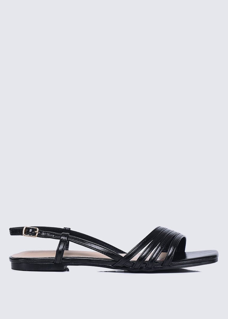 Elsie Comfy Sandals In BlackShoes - myballerine