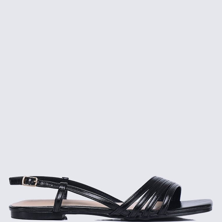 Elsie Comfy Sandals In BlackShoes - myballerine